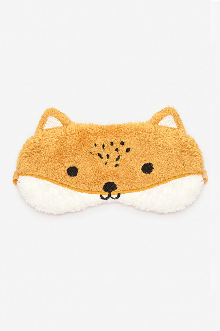 Boys Fox Yellow Sleep Mask - 1