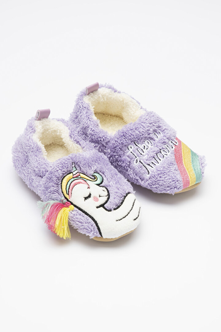 Lilac Girls Unicorn Liner Socks - 1