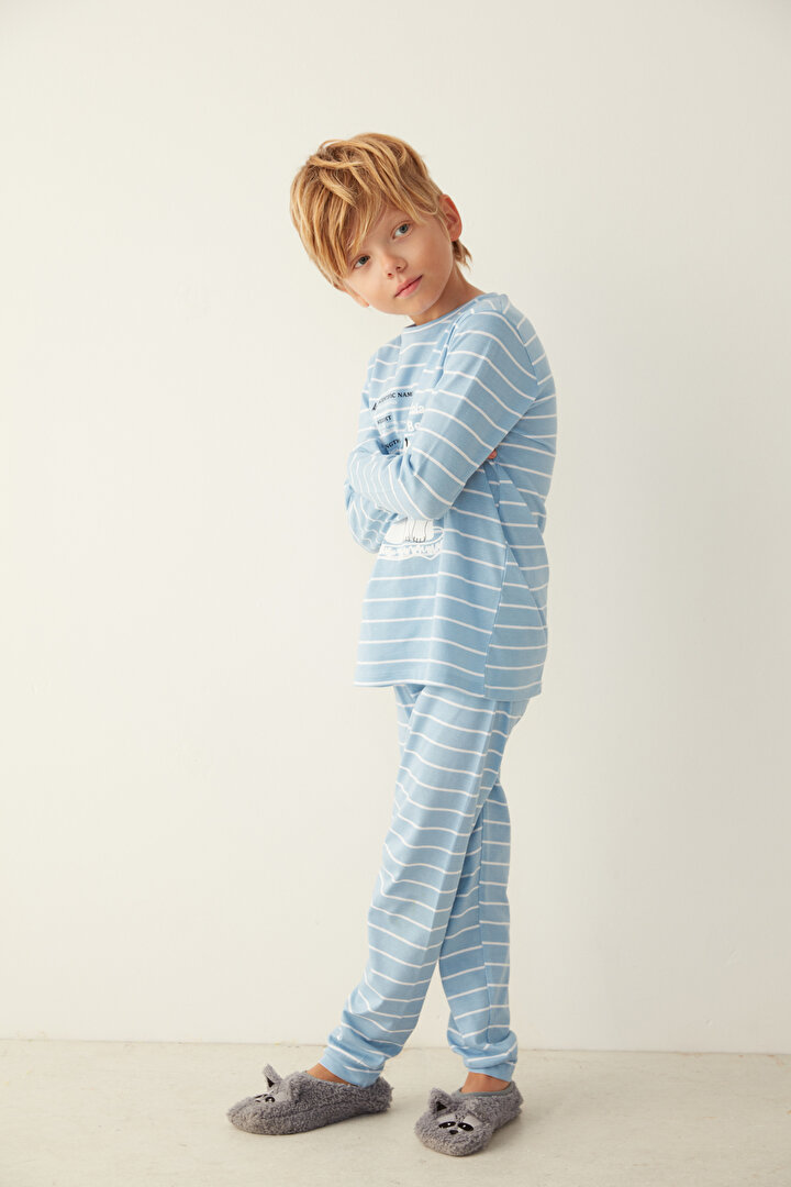 Açık Mavi B.Polar Bear Pijama Takımı - 1