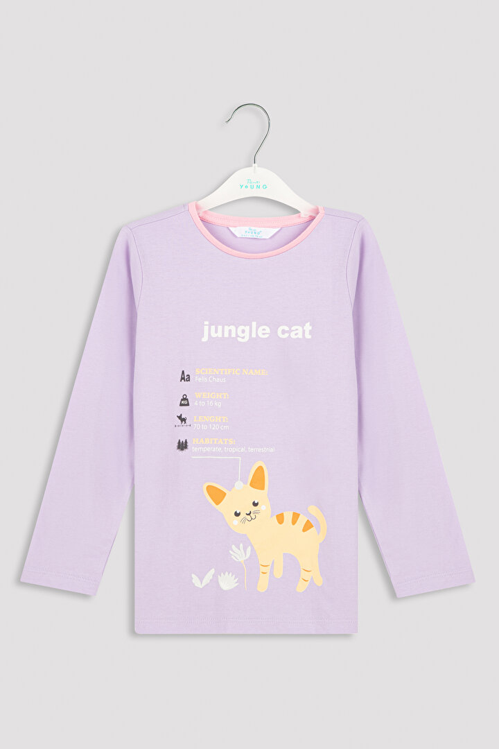 Multi Colour G.Jungle Cat PJ Set - 2