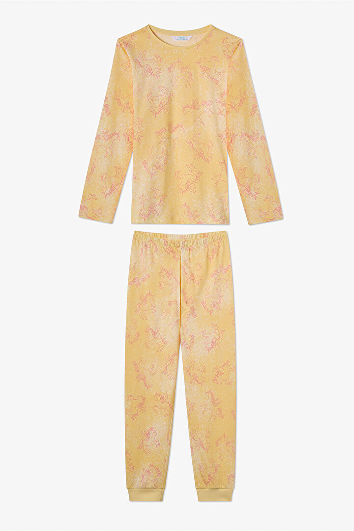 Pembe Kız Çocuk Flying 2'li Pijama Takımı - 2