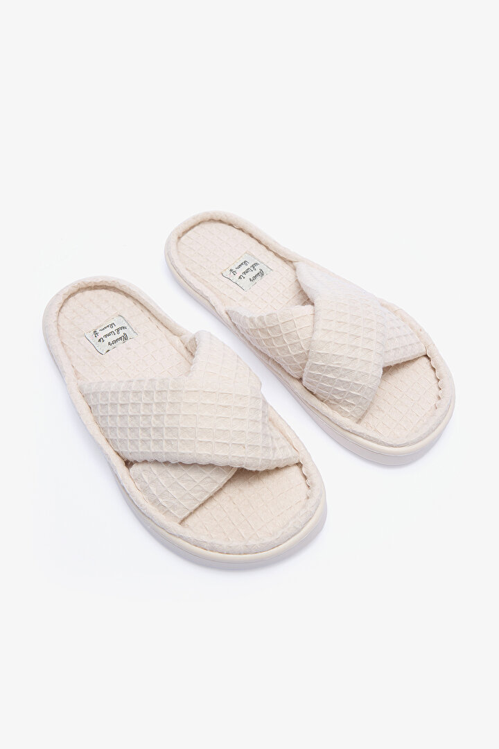 Iris Ecru Slipper - 2