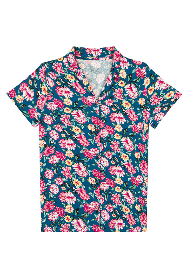 Night Flowers SS Pijama Takımı - 2
