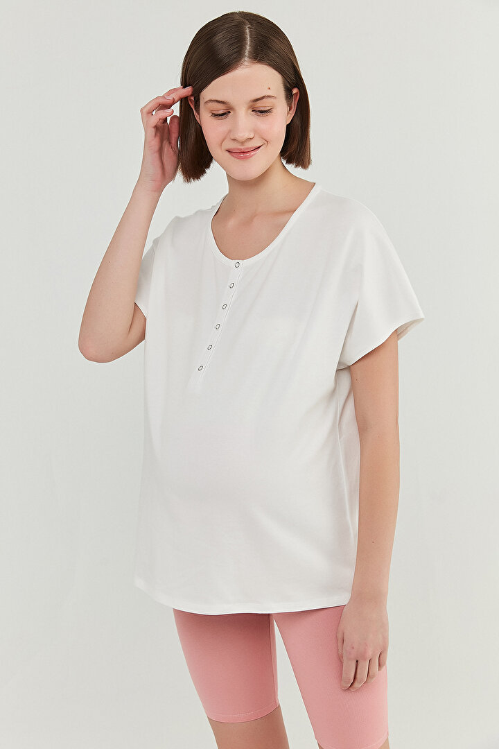Penti Mama Hamile Henley Tişört - 2