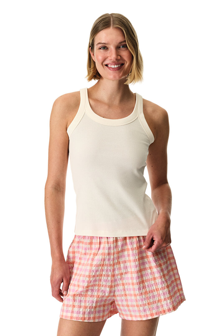 Pembe Mira Pamuklu Şortlu Pijama Takımı - 1