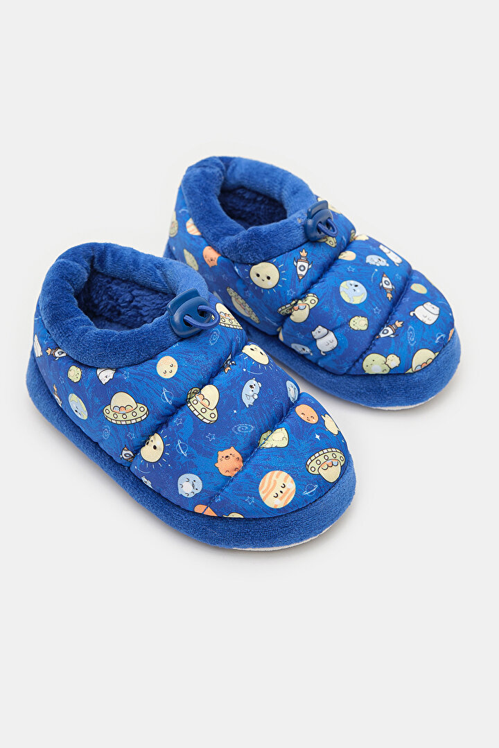 Boys Space Blue Liner Socks - 2