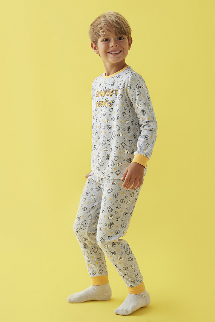 Erkek Çocuk Breakfast Buddies 2li Pijama Takımı - 2