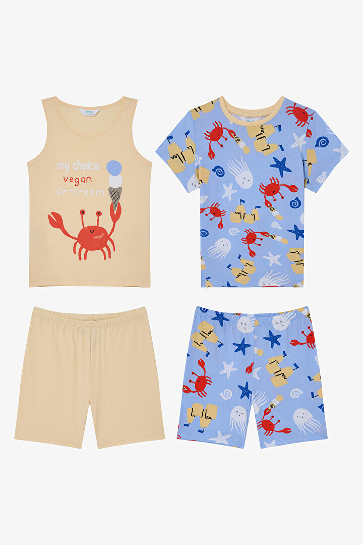 Boys Vegan Ice Cream 2in1 PJ Set - 1