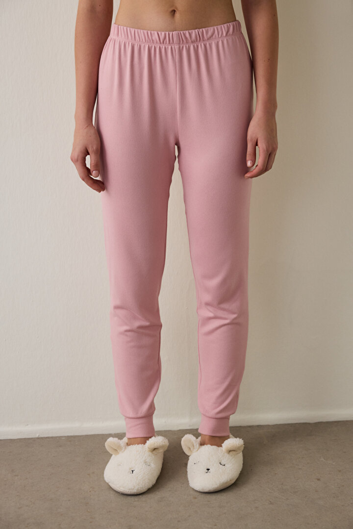 Pembe Tea Party Pijama Altı - 1