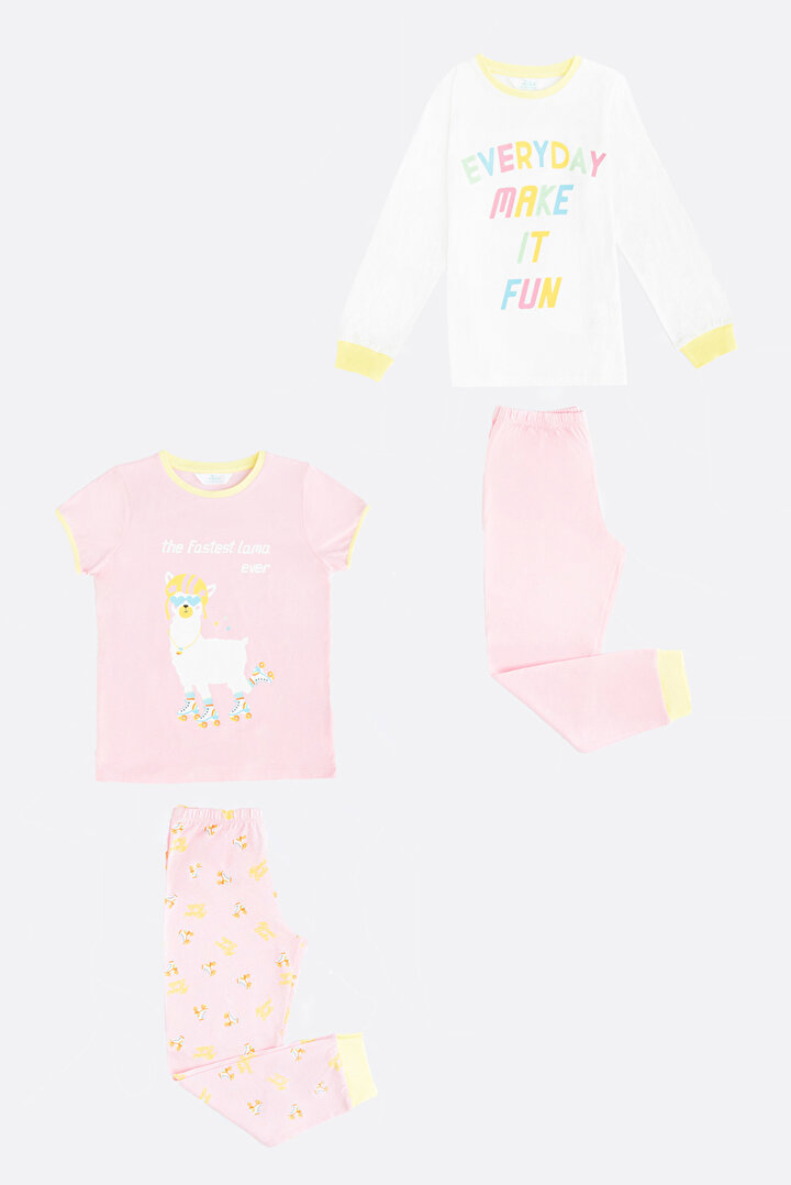 Girls Main Miami 4 In 1 PJ Set - 1