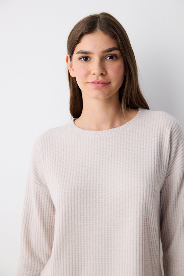 Alia Light Grey Sweatshirt - 2