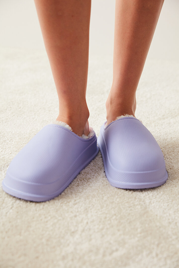 Lilac Lilac Heather Slippers - 1