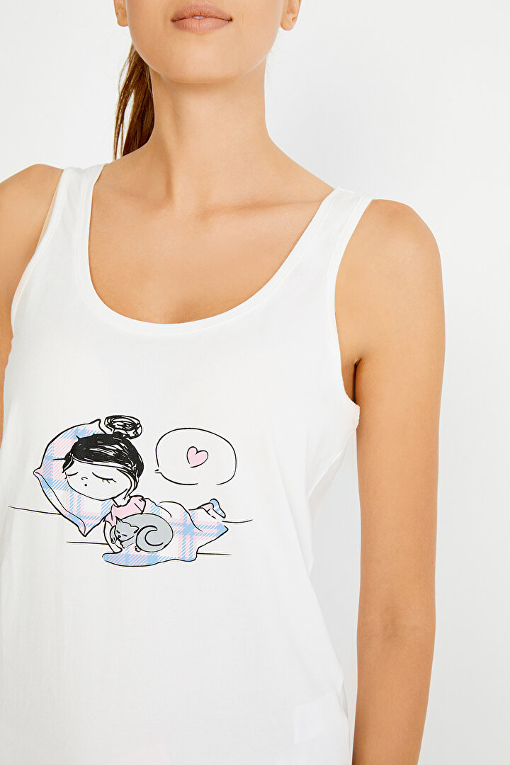 Sleepy Girls Kareli Pijama Takımı - 2