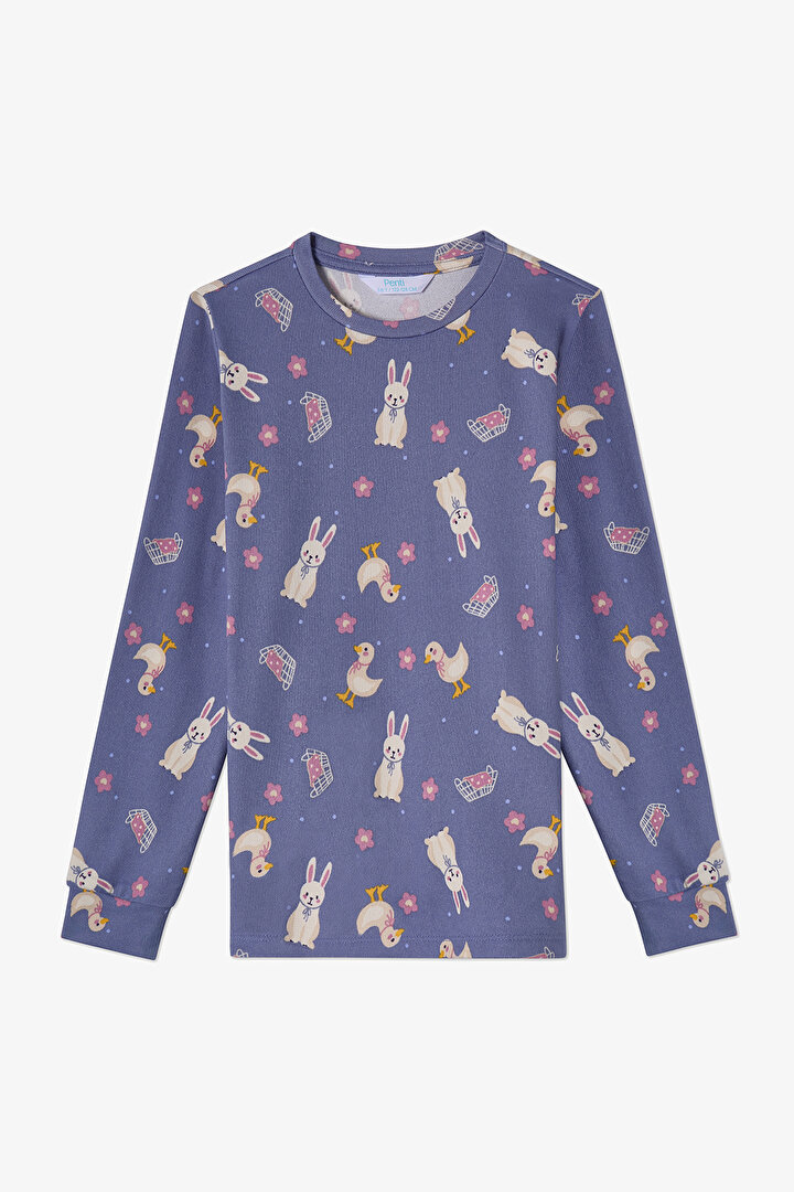 Kız Çocuk Rabbit Pijama Takımı - 2