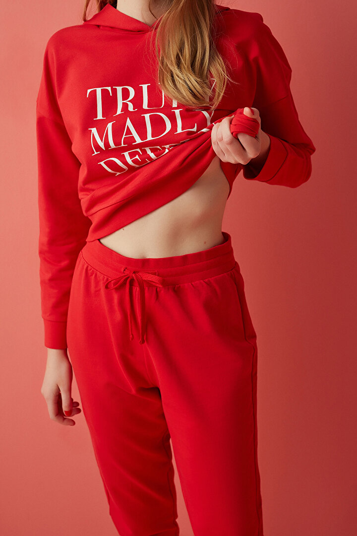Kırmızı In Love Pijama Altı - 2