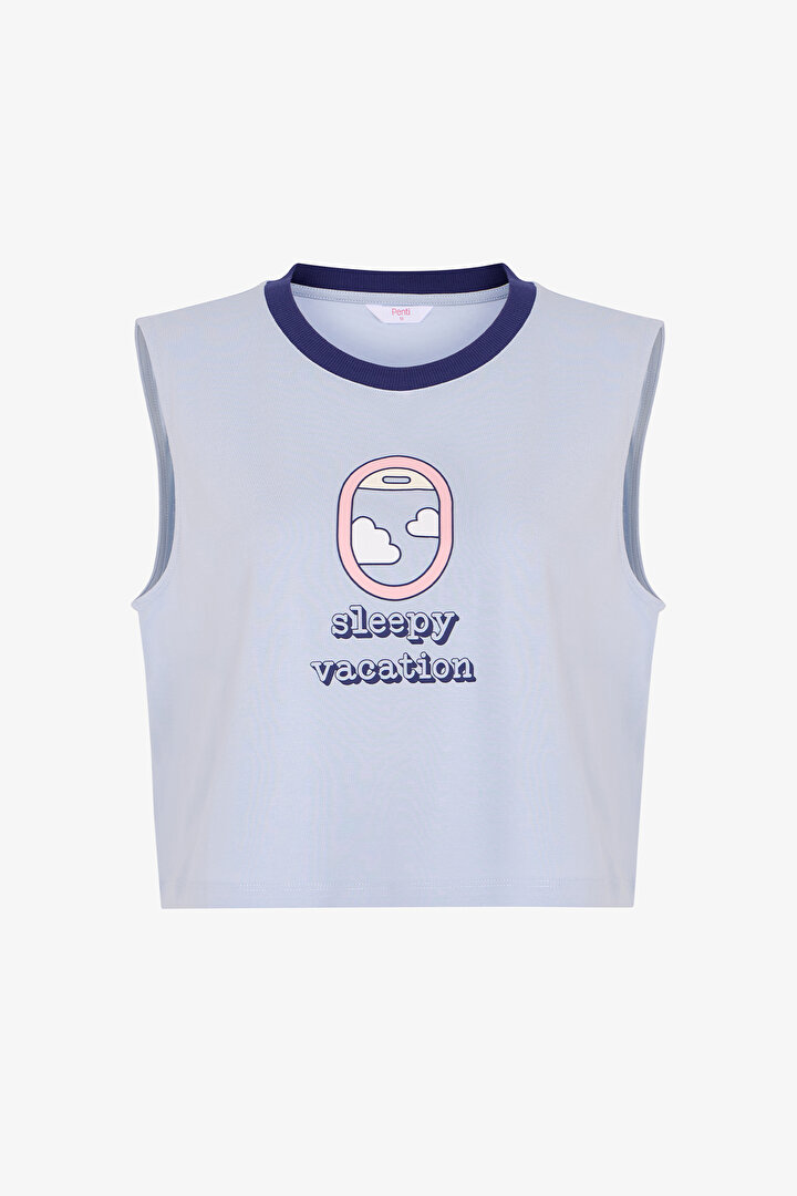 Mavi Vacation Atlet  Pijama Üstü - 1