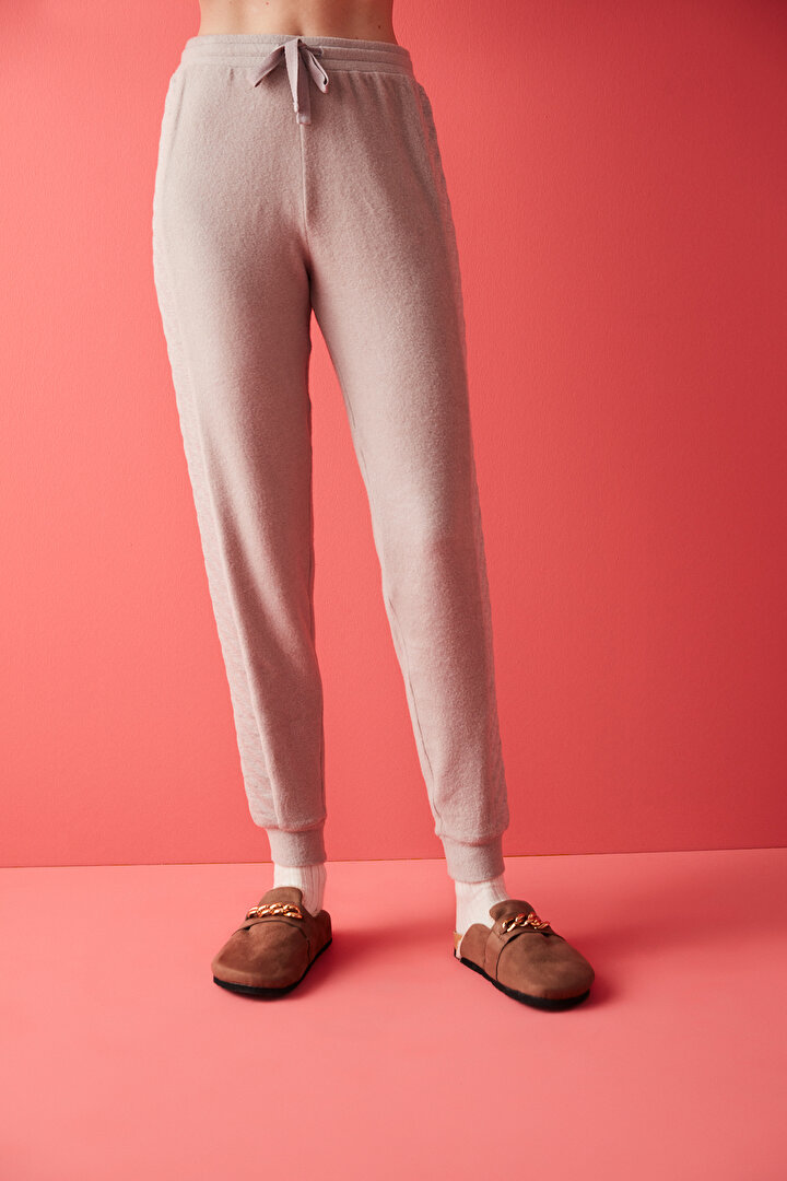 Light Brown Thermal Soft Pants - 2