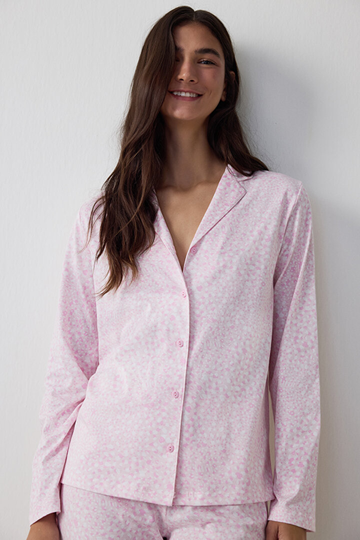 Pink Quinn Shirt Pant PJ Set - 2