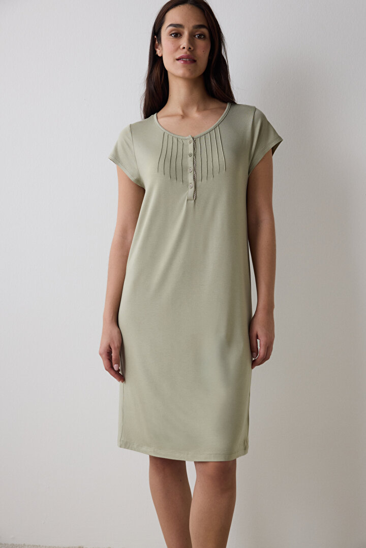 Bloom Solid Night Dress - 1