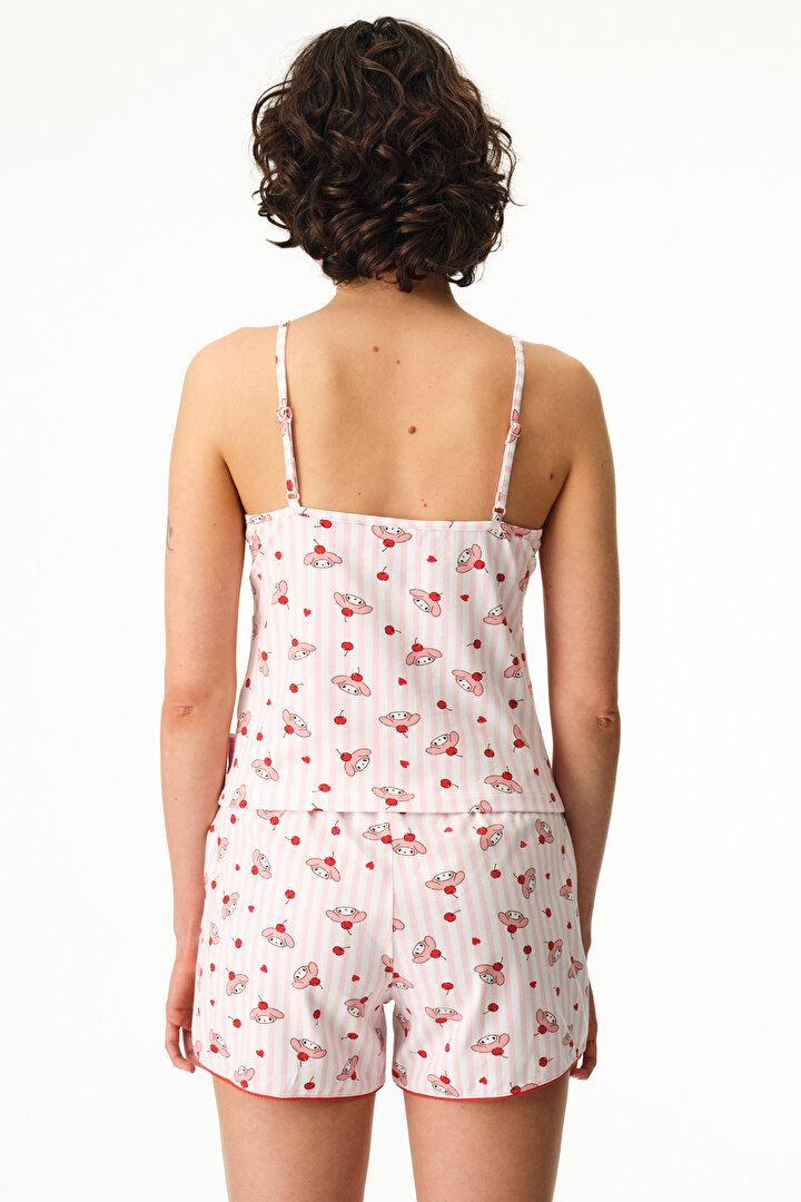 Pink Licensed My Melody Shorts Pajama Set - 2