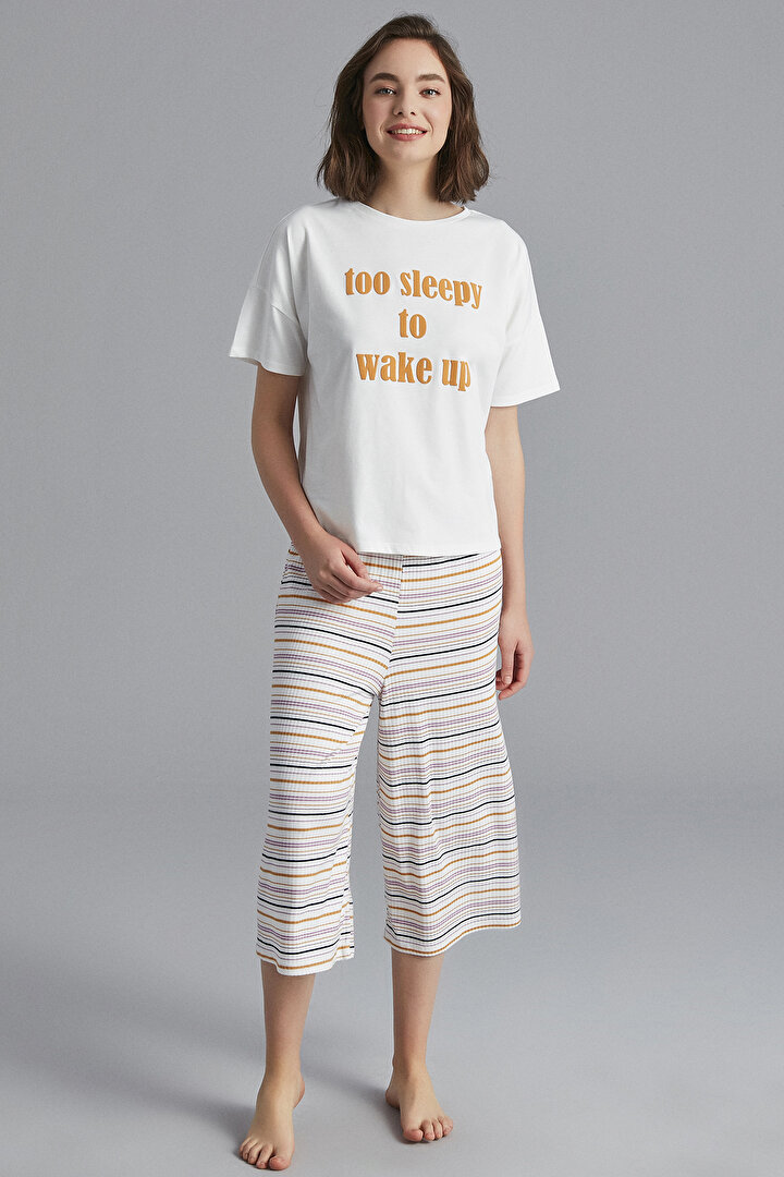 Too Sleepy Tişört Pijama Üstü - 1