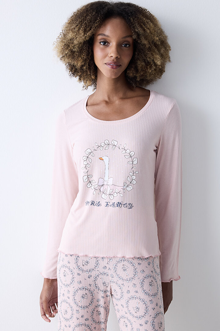 Dream Rosy Pink Tshirt PJ Top - 2