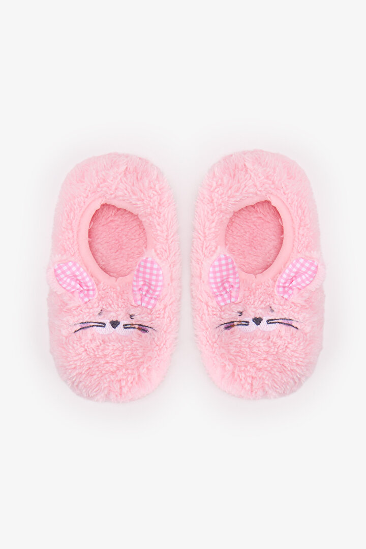 Kız Çocuk Pembe Check Bunny Çetik - 1