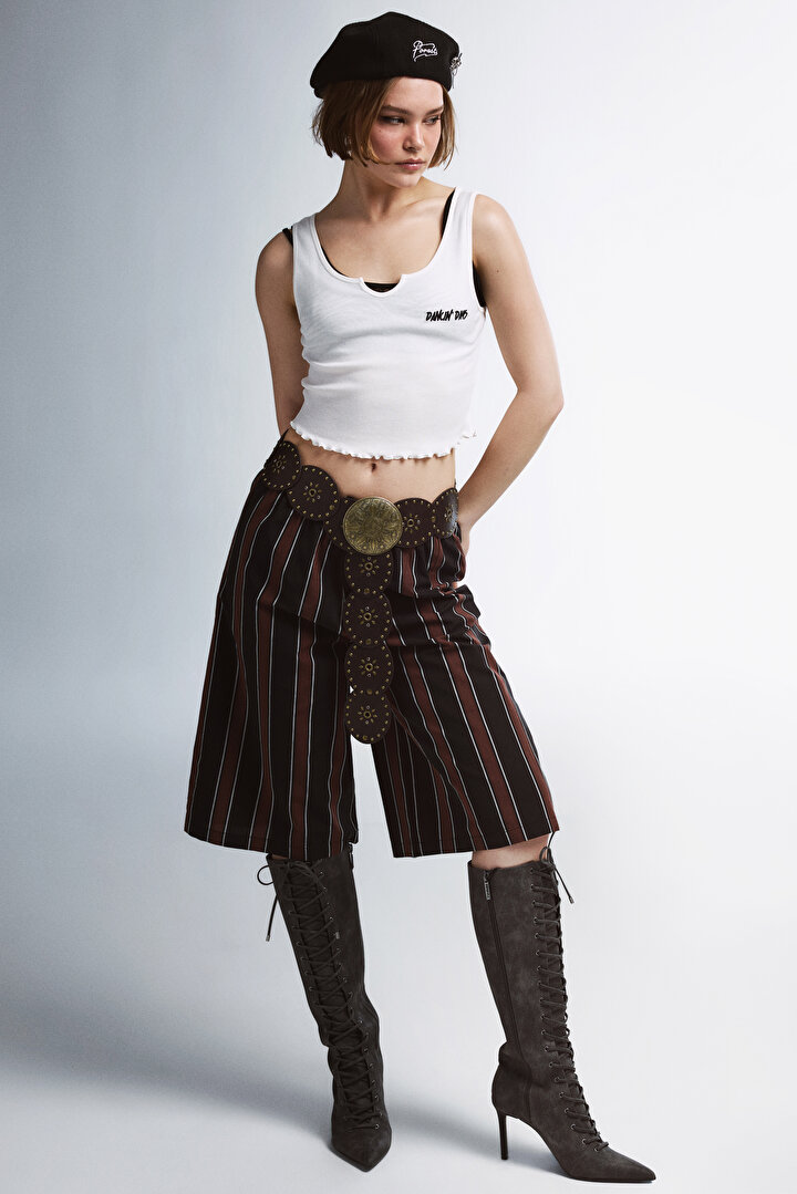 Dancing Days Pamuklu Kapri Pijama Takımı - 1