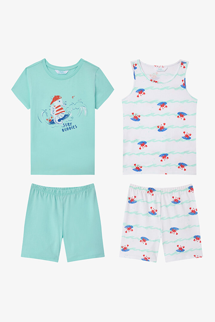 Erkek Çocuk Surf Buddies 2li Pijama Takımı - 1