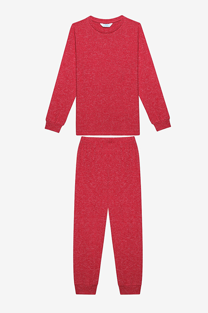 Kız Çocuk Red Antik Yeşil Pijama Takımı - 1