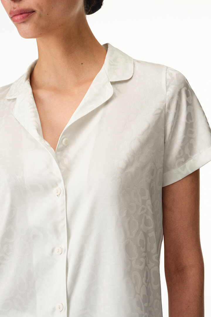 Off-White Bridal Charming Shirt & Pants Pajama Set - 2