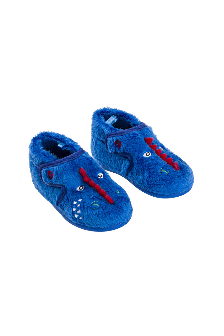 Erkek Çocuk Navy Shark Patik Çorap - 1