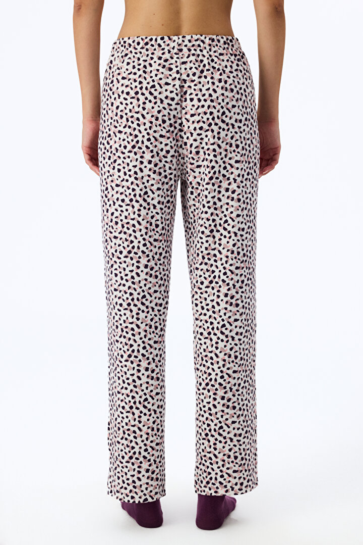 Mor Midnight Mood Baskılı Pijama Altı - 2