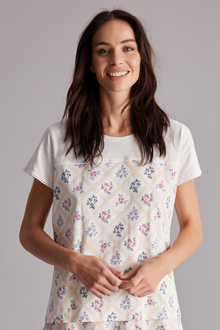 Sleek T-Shirt Pijama Üstü - 2
