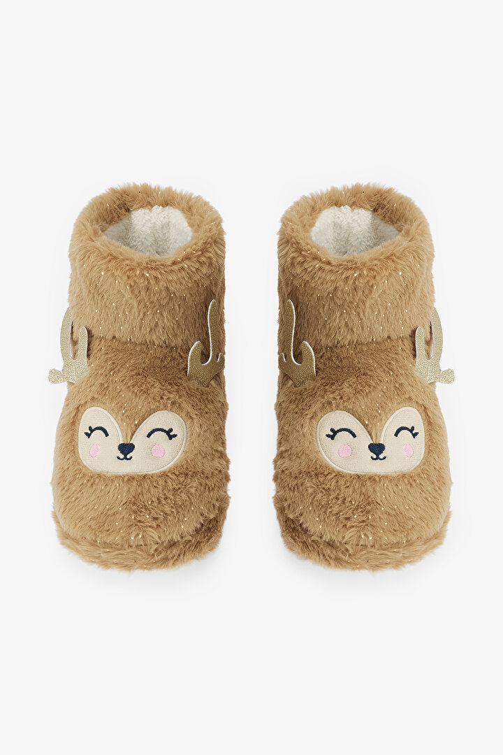 Bej Reindeer Ev Botu - 1