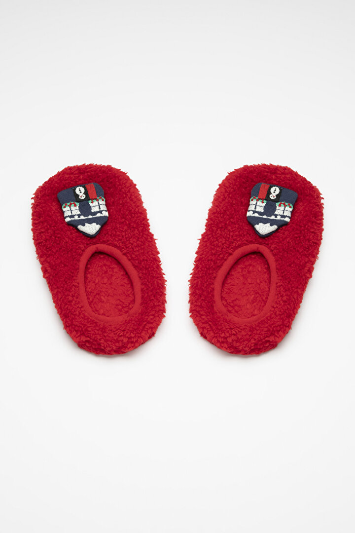 Red Girls G. NY Holiday Liner Socks - 2