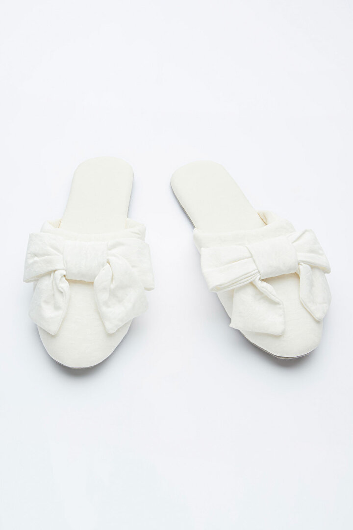 White Bride Jaq Slippers - 1