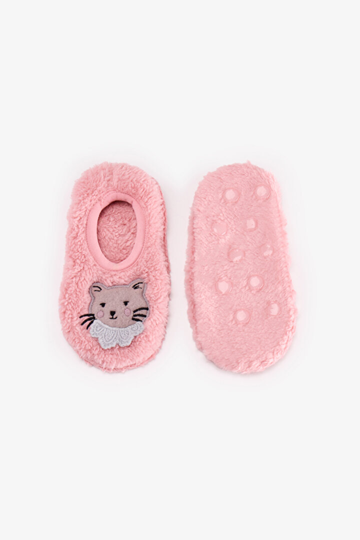 Kız Çocuk Pembe Kitty Kedi Desenli Çetik - 2