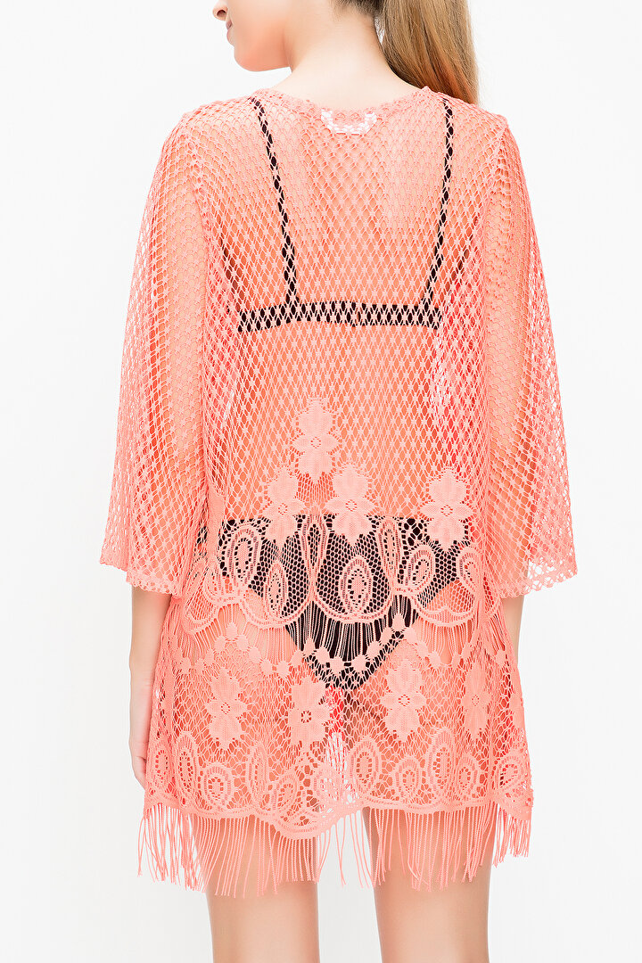 Candy Mesh Short Kaftan - 2