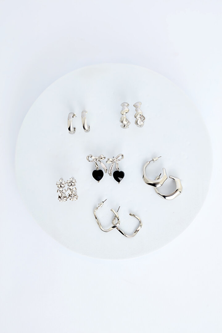 Helen Silver Earring Set - 1