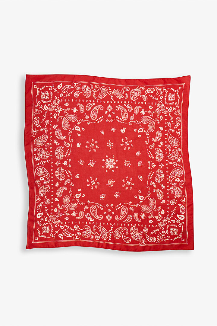 Kırmızı Ethnic Bandana - 1