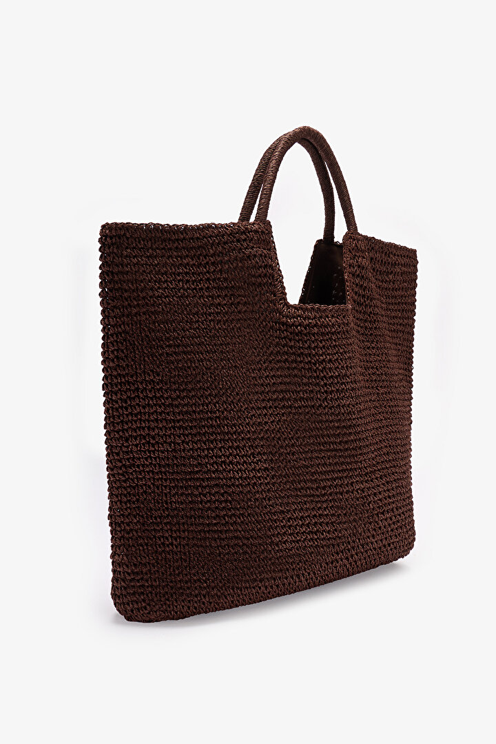 Koyu Kahverengi Sand Çanta - 2