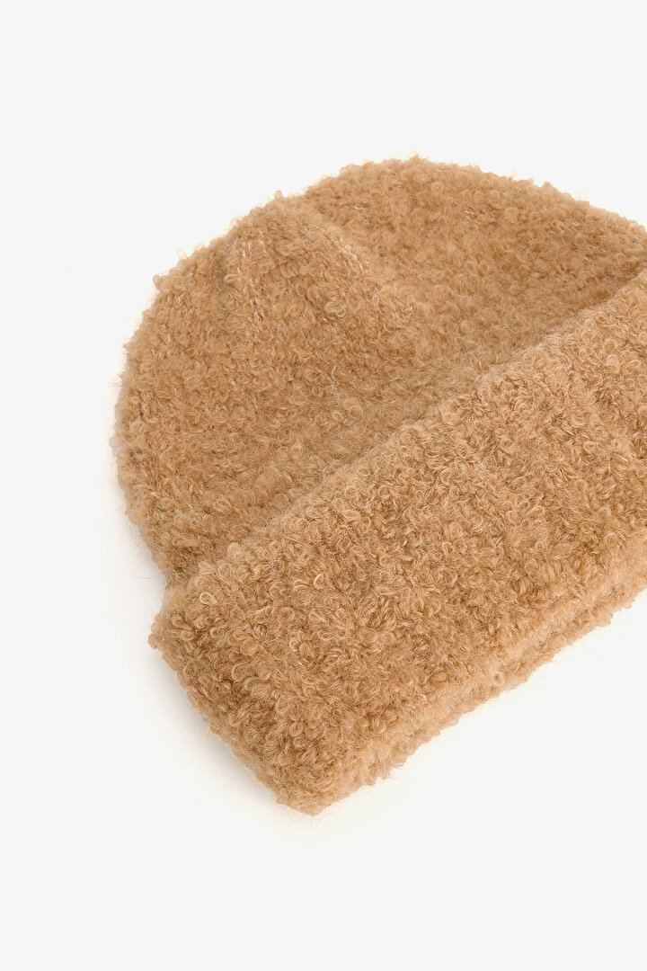 Kahverengi Reneta Yumuşak Dokulu Bere - 2