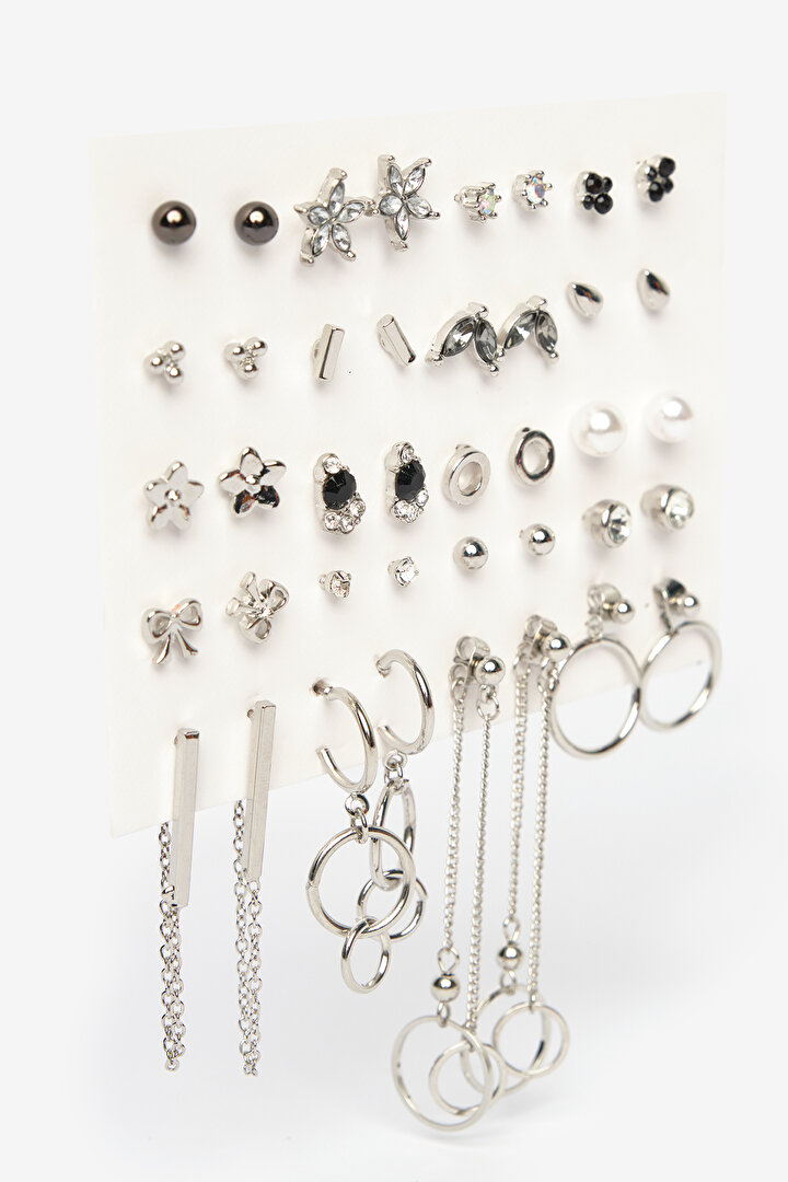 Zoe Silver Earring Set - 1