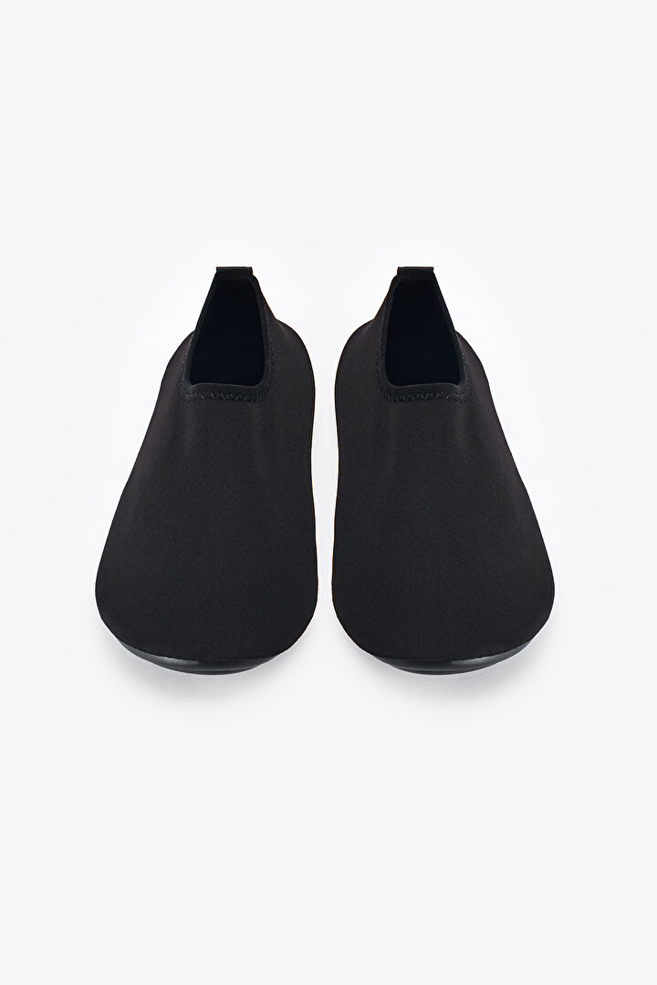 Siyah Solid Deniz Ayakkabısı - 1