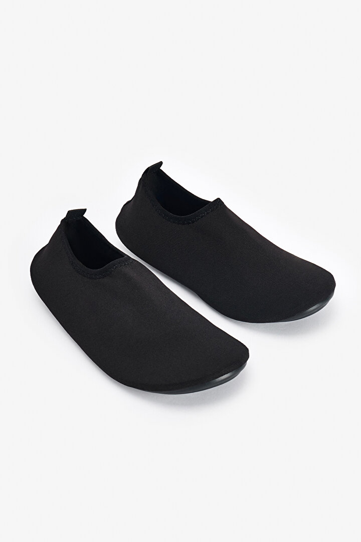 Siyah Solid Deniz Ayakkabısı - 2