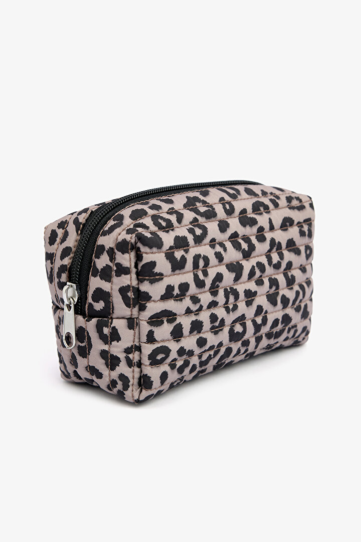 Leopard Brown Make Up Bag - 2