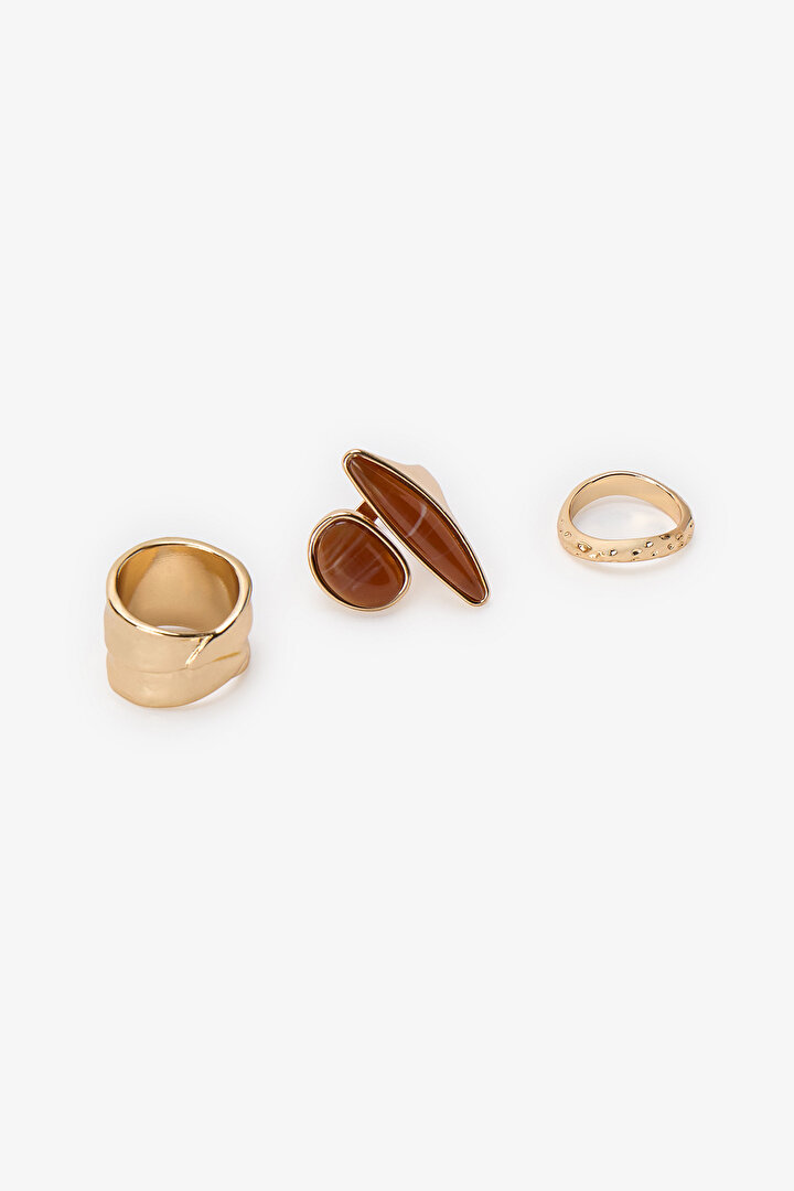 Gold Dora 3 Pack Ring Set - 2