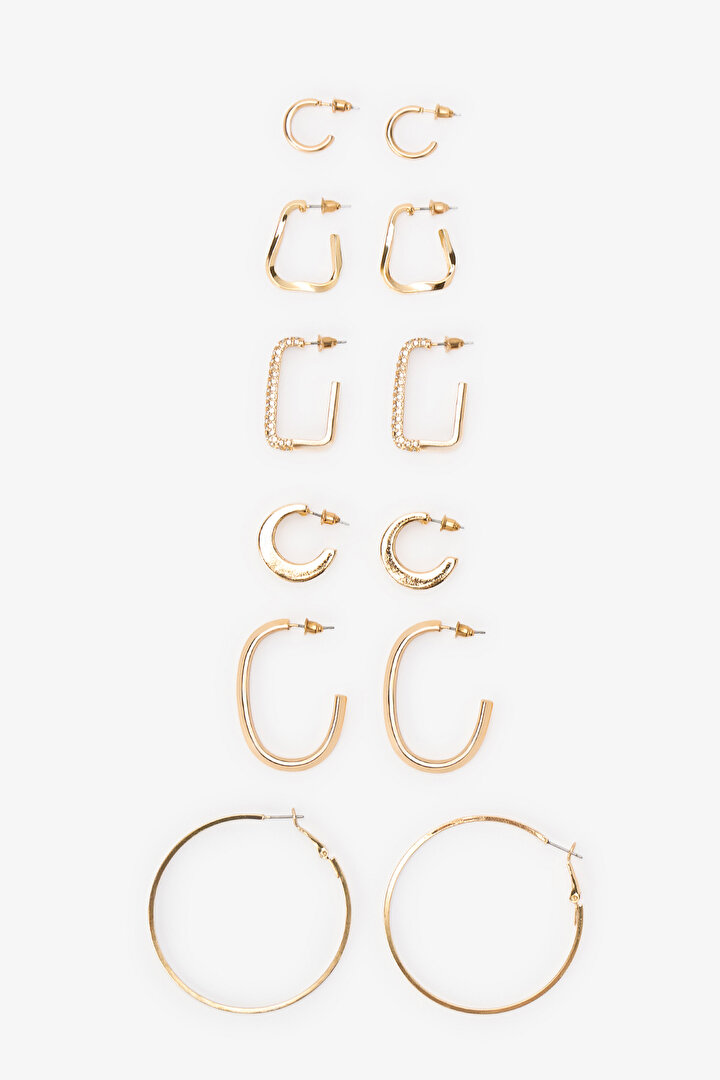 Gold Galary 6 Pack Earring Set - 1