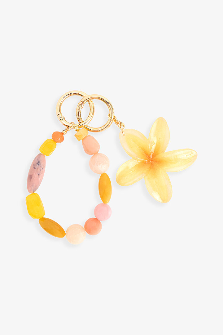 Yellow Flower Keychain - 1